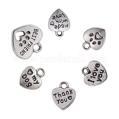 Tibetan Style Alloy Charms&nbsp;TIBE-CJ0001-08