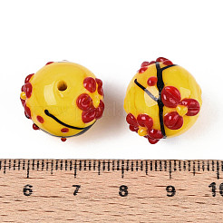 Handmade Lampwork Enamel Beads&nbsp;LAMP-T023-23I