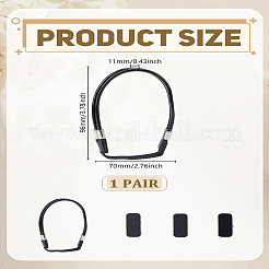 Elastic Polyester Shoelace Bands&nbsp;FIND-LP0008-51