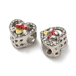 Alloy Enamel European Beads&nbsp;FIND-Q115-08P