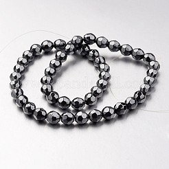 Non-magnetic Synthetic Hematite Bead Strands&nbsp;G-F300-42-09