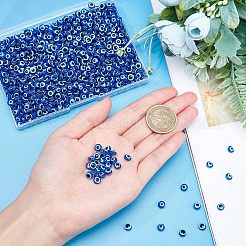 Round Evil Eye Resin Beads&nbsp;RESI-NB0001-26A