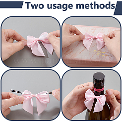 75Pcs 3 Colors Self-adhesive Polyester Ribbon Bowknot&nbsp;FEPA-GA0001-01