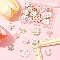 40Pcs 10 Styles Alloy Enamel Charms&nbsp;ENAM-FS0002-33