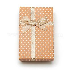 Cardboard Necklace Boxes with Bowknot and Sponge Inside&nbsp;CBOX-R012-1