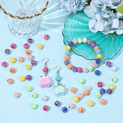 400Pcs Plating Acrylic Beads&nbsp;PACR-PA0001-25