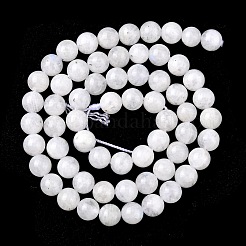 Natural Rainbow Moonstone Beads Strands&nbsp;G-C068-6mm-1