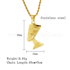 304 Stainless Steel Pendant Necklaces&nbsp;TD1825-1