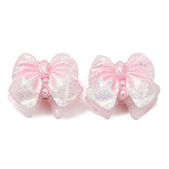 Luminous Opaque Resin & Rhinestone & Polymer Clay Beads&nbsp;RE-CBA1913-02H