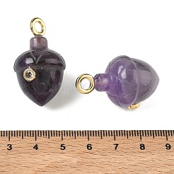 Natural Amethyst Pendants&nbsp;GG-CBA105B-04L-G