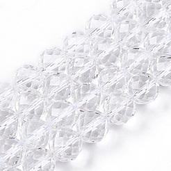 Natural Quartz Crystal Beads Strands&nbsp;G-S345-10mm-35