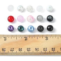 300Pcs 15 Styles Glass Beads&nbsp;GLAA-FS0001-46