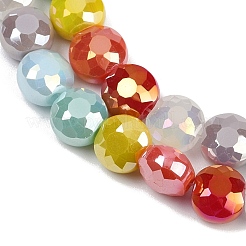 Electroplate Opaque Glass Beads Strands&nbsp;EGLA-G039-02A-01