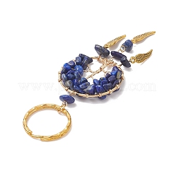 Woven Net/Web with Wing Pendant Keychain&nbsp;KEYC-JKC00481-05