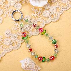 Plastic Mobile Straps&nbsp;HJEW-SZ0001-47E