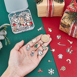 60Pcs Christmas Theme Alloy Pendant Sets&nbsp;FIND-HY0005-12