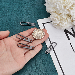 Titanium Alloy Zipper Pull Tabs&nbsp;PALLOY-WH0048-33A