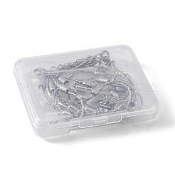 10Pcs 304 Stainless Steel Chain Extenders&nbsp;STAS-UN0039-72