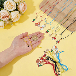 16Pcs 4 Colors Polyester Notebook Elastic Ropes&nbsp;HJEW-OC00389