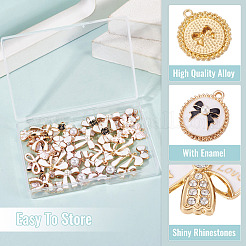 24Pcs 12 Styles Alloy Enamel Pendants&nbsp;FIND-TA0008-24