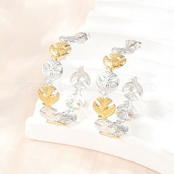 304 Stainless Steel Stud Earrings for Women&nbsp;SA-CBA45D5-29GP