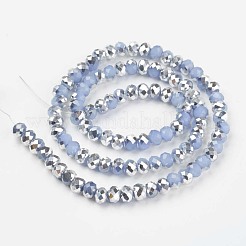 Electroplate Glass Beads Strands&nbsp;EGLA-A034-J6mm-M07