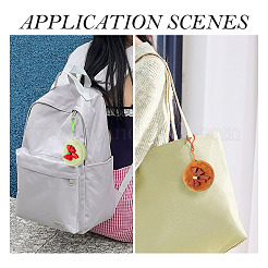 8Pcs 8 Styles Velvet Earphone Storage Zipper Bags with PVC Bowknot&nbsp;ABAG-TA0002-01