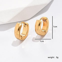 304 Stainless Steel Hoop Earrings&nbsp;KU3132