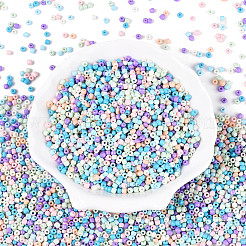 8/0 Baking Paint Glass Seed Beads&nbsp;SEED-S003-KM-01