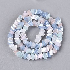 Electroplate Imitation Jade Glass Beads Strands&nbsp;EGLA-Q135-03A-A01