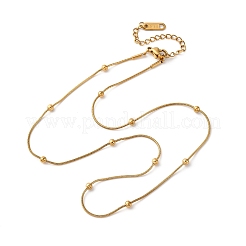 304 Stainless Steel Satellite Chains Necklaces for Women&nbsp;NJEW-M107-05B-G