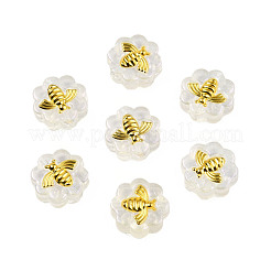 Transparent Spray Painted Glass Beads&nbsp;LAMP-N032-03-A06