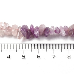 Natural Rose Quartz & Madagascar Rose Quartz & Amethyst Beads Strands&nbsp;G-L610-A08-B01