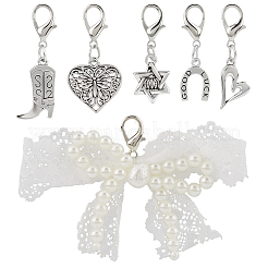 17Pcs 6 Styles Alloy Martin Boots Shoe Charms&nbsp;HJEW-GF0001-52