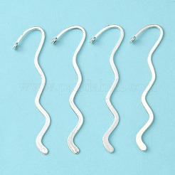 Zinc Alloy Wavy Bookmarks&nbsp;PALLOY-17-AS-FF-1
