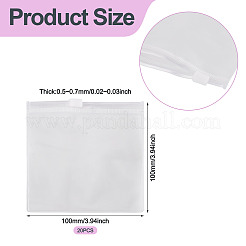 20Pcs Transparent PVC Storage Resealable Bags&nbsp;ABAG-TADJ0001-02