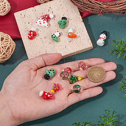 14Pcs Glass Beads&nbsp;LAMP-TA0002-07