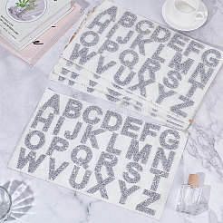 104Pcs 4Sets Letter A~Z Resin Rhinestone Hotfix Rhinestone&nbsp;DIY-GO0002-84B