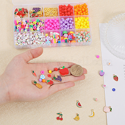 DIY Furit Theme Jewelry Making Finding Kit&nbsp;DIY-CA0005-41