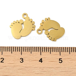 Ion Plating(IP) 304 Stainless Steel Charms&nbsp;STAS-J042-25G