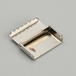 Zinc Alloy Ribbon Crimp Ends&nbsp;FIND-WH0126-13E-P
