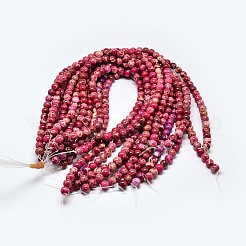 Natural Imperial Jasper Beads Strands&nbsp;G-I122-6mm-08