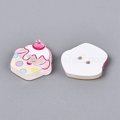 2-Hole Printed Resin Buttons&nbsp;BUTT-Q047-02