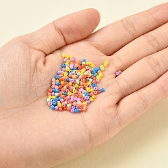 3500Pcs 7 Colors 12/0 Baking Paint Glass Round Seed Beads&nbsp;SEED-YW0001-26