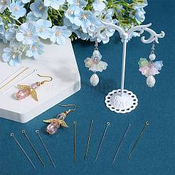 600Pcs 4 Style Brass Flat Head Pins & Eye Pin&nbsp;KK-SC0005-23
