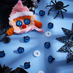 20 Sets Luminous Plastic Safety Craft Eye&nbsp;DIY-PH0022-63C