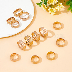 16Pcs 8 Size Stainless Steel Plain Band Finger Rings Set for Women&nbsp;RJEW-UN0002-69