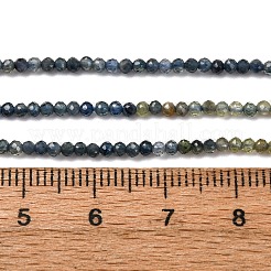 Gradient Color Natural Sapphire Beads Strands&nbsp;G-F803-A01-01A