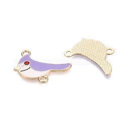 Alloy Enamel Connector Charms&nbsp;PALLOY-Q467-02G-03