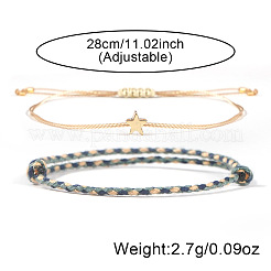 2Pcs Adjustable Bracelet Set&nbsp;PP9415-6